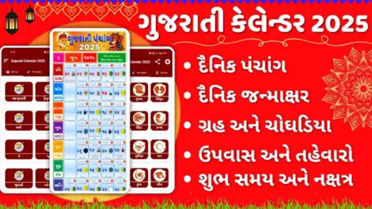 Gujarati Calendar 2025